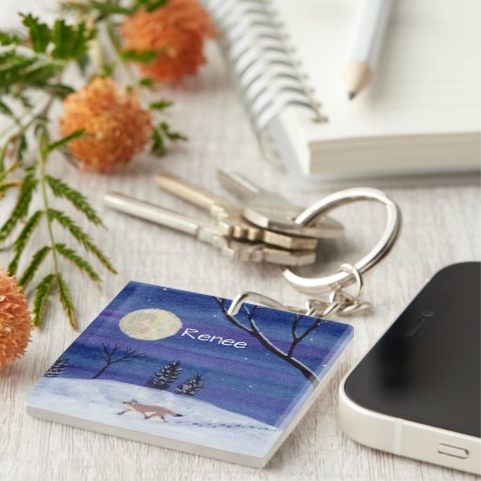 キツネ キーホルダー (正面右)