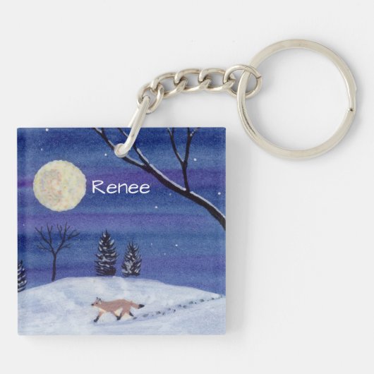 キツネ キーホルダー (裏面)