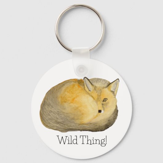 キツネ キーホルダー (正面)