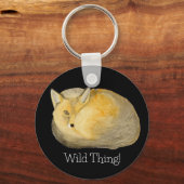 キツネ キーホルダー (裏面)