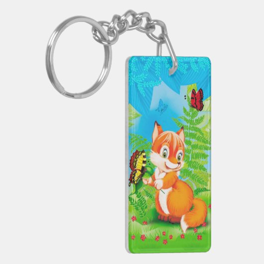 キツネ キーホルダー (正面左)