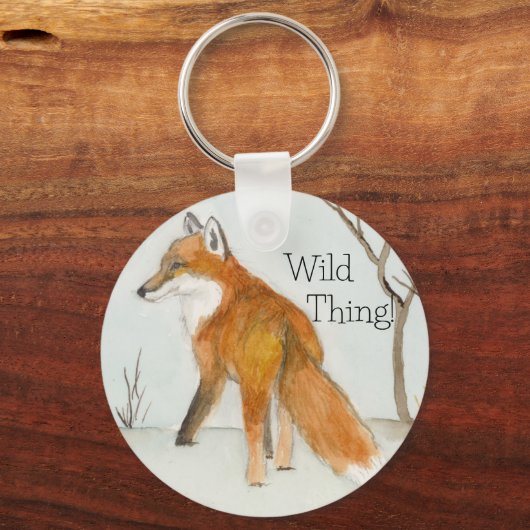 キツネ キーホルダー (正面)