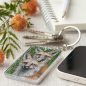 キツネ キーホルダー (正面右)