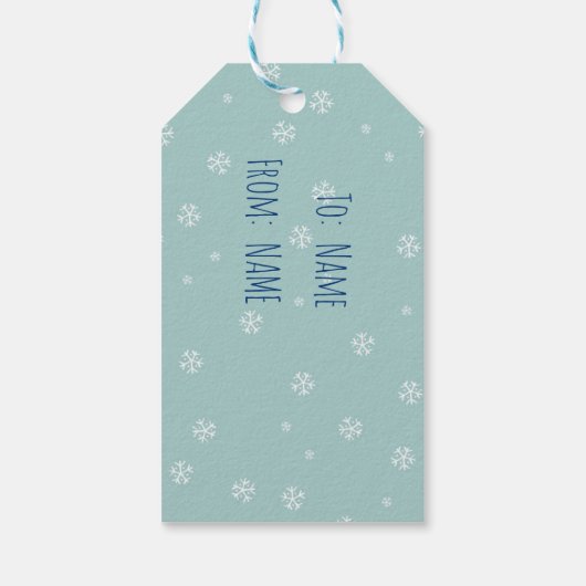 キツネ ギフトタグ (裏面)