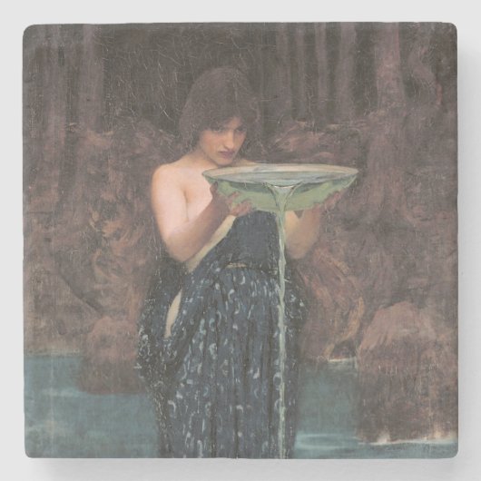 キツネ(ギリシャクラシカル神話) ストーンコースター (正面)