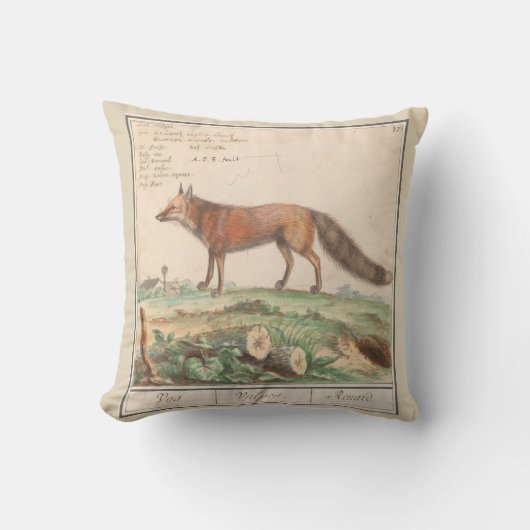 キツネ クッション (正面)