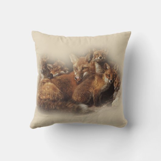 キツネ クッション (裏面)