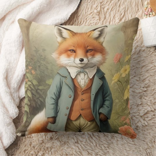 キツネ クッション (ブランケット)