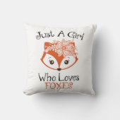 キツネ クッション (正面)