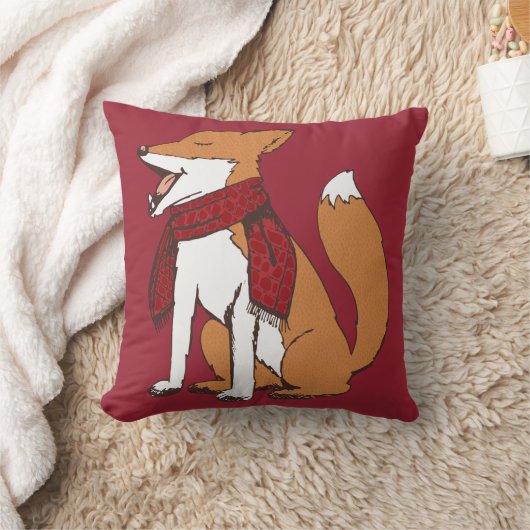 キツネ クッション (ブランケット)