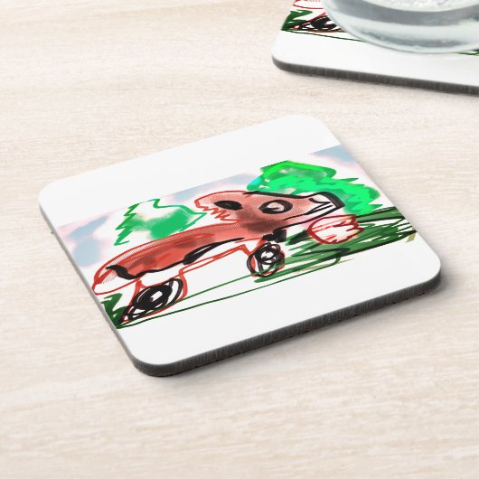 キツネ コースター (左側)