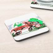 キツネ コースター (左側)