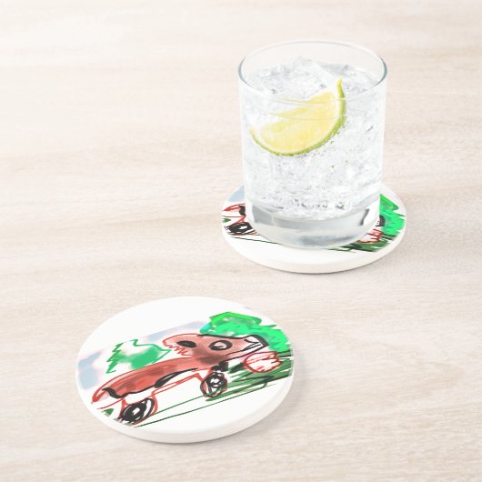 キツネ コースター (側面)