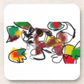 キツネ コースター (正面)