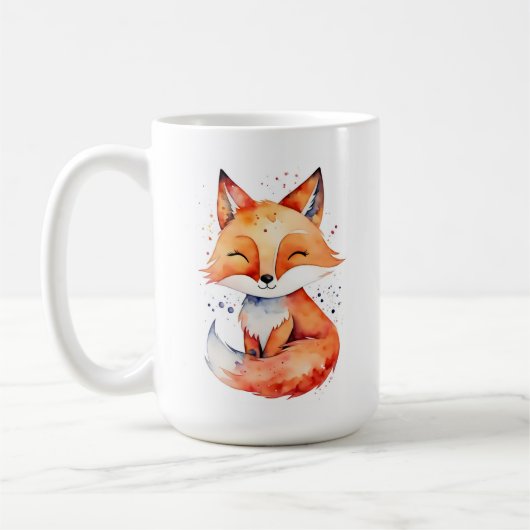 キツネ コーヒーマグカップ (左)