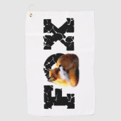 キツネ ゴルフタオル (正面)