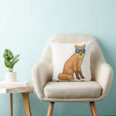 キツネ（サングラス付） クッション (椅子)