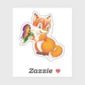 キツネ シール (シート)