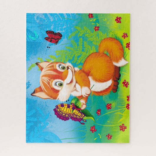 キツネ ジグソーパズル (縦)