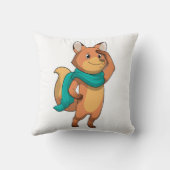 キツネ(スカーフ) クッション (裏面)