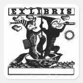 キツネ スクエアシール (正面)