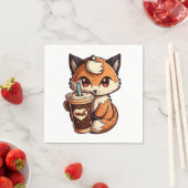 キツネ スタンダードカクテルナプキン (インサイチュ)