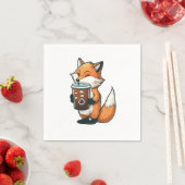 キツネ スタンダードカクテルナプキン (インサイチュ)