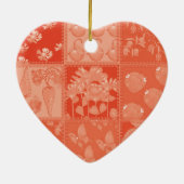 キツネ セラミックオーナメント (裏面)