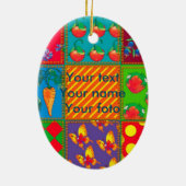 キツネ セラミックオーナメント (裏面)