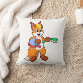 キツネ（タオルとブラシ） クッション (ブランケット)