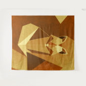 キツネ タペストリー (正面(横))