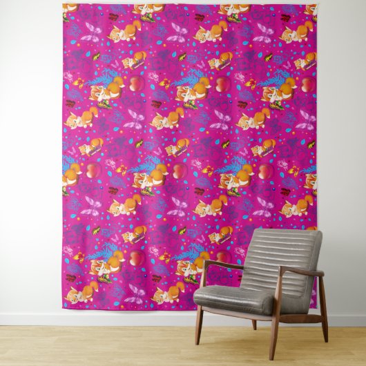 キツネ タペストリー (インサイチュ)