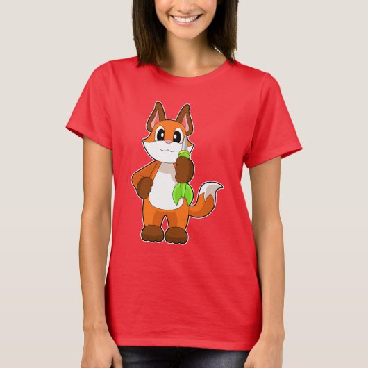 キツネ ダーツ 矢 Tシャツ (正面)