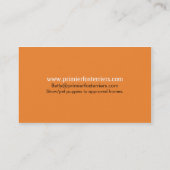 キツネ・テリア・ドッグ・ブリーダー・パッピー・ビジネス 名刺 (裏面)