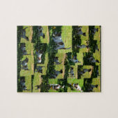 キツネ・テリア、懸命・デー、写真コラージュ、 ジグソーパズル (横)