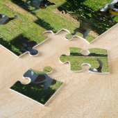 キツネ・テリア、懸命・デー、写真コラージュ、 ジグソーパズル (側面)