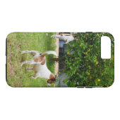 キツネ_テリア_遊び時間,タフiPhone 7プラスケース Case-Mate iPhoneケース (裏面(横))