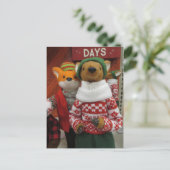 キツネ&ディアデコレーション ポストカード (スタンド正面)