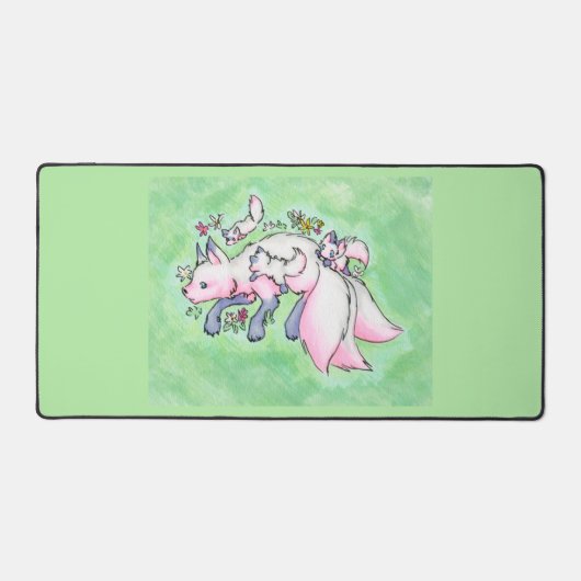 キツネ デスクマット (正面)