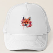 キツネ トラッカーズハット キャップ (正面)