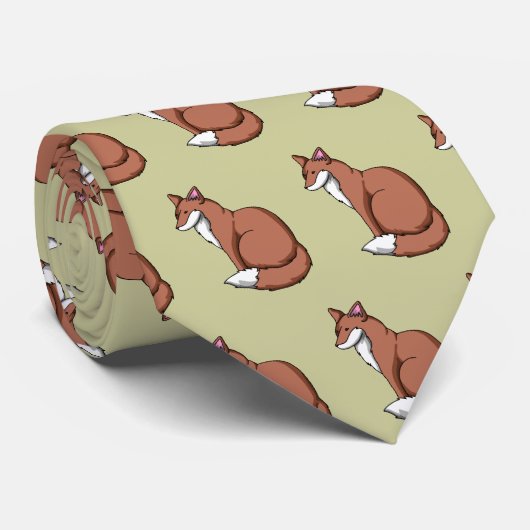 キツネ ネクタイ (ロール)
