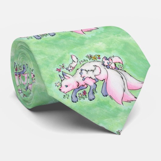 キツネ ネクタイ (ロール)