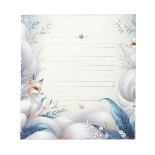 キツネ ノートパッド (正面)