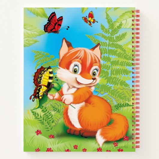 キツネ ノートブック (裏面)