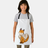 キツネ(ハート) エプロン (インサイチュ)