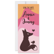 キツネ&バードピンクサンセット