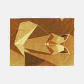 キツネ フリースブランケット (正面(横))