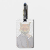 キツネ（フルート2） ラゲッジタグ (裏面縦)