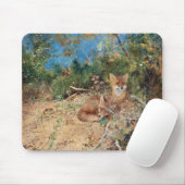 キツネ、ブルーノリジェフォス マウスパッド (マウス)