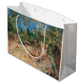 キツネ、ブルーノリジェフォス ラージペーパーバッグ (裏面アングル)